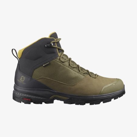 Salomon OUTWARD GORE-TEX Mens Hiking Boots Olive | Salomon South Africa